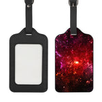 Fiery Nebula Universe Galaxy Space Print Luggage Tag