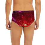Fiery Nebula Universe Galaxy Space Print Men's Briefs