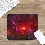 Fiery Nebula Universe Galaxy Space Print Mouse Pad