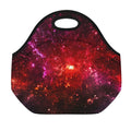 Fiery Nebula Universe Galaxy Space Print Neoprene Lunch Bag