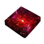 Fiery Nebula Universe Galaxy Space Print Outdoor Seat Cushion Cover