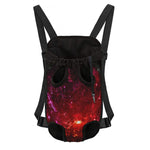 Fiery Nebula Universe Galaxy Space Print Pet Carrier Backpack