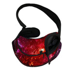 Fiery Nebula Universe Galaxy Space Print Pet Sling Carrier