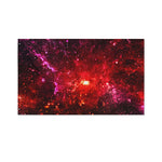 Fiery Nebula Universe Galaxy Space Print Polyester Flag