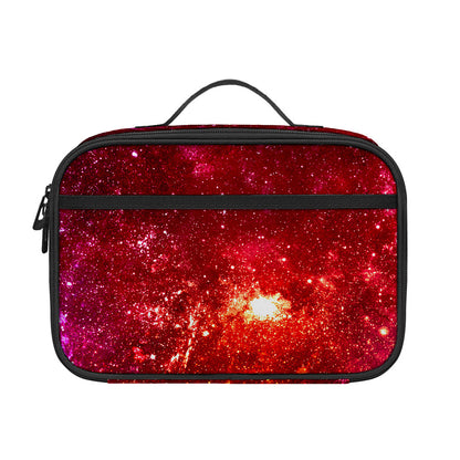 Fiery Nebula Universe Galaxy Space Print Portable Lunch Bag
