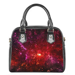 Fiery Nebula Universe Galaxy Space Print Shoulder Handbag