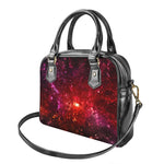 Fiery Nebula Universe Galaxy Space Print Shoulder Handbag