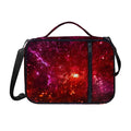 Fiery Nebula Universe Galaxy Space Print Shoulder Strap Bible Bag