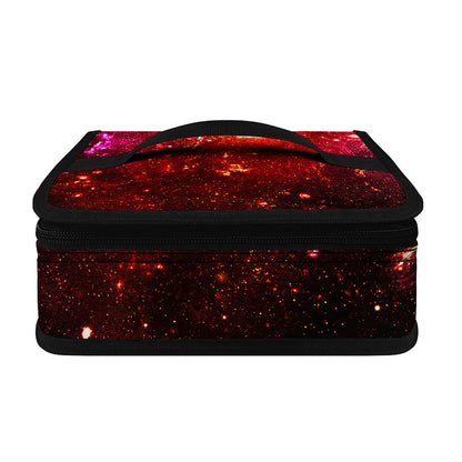 Fiery Nebula Universe Galaxy Space Print Small Lunch Bag