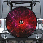 Fiery Nebula Universe Galaxy Space Print Tire Cover With Camera Hole