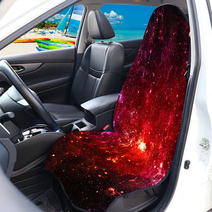Fiery Nebula Universe Galaxy Space Print Waterproof Car Seat Cover