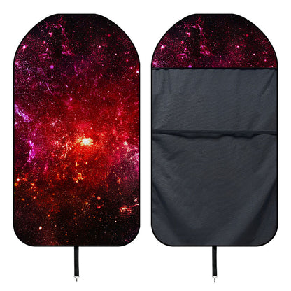 Fiery Nebula Universe Galaxy Space Print Waterproof Car Seat Cover