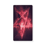 Fiery Reversed Pentagram Print Baby Crib Sheet