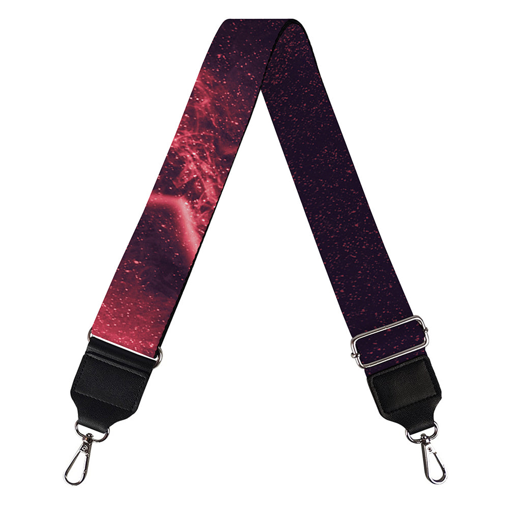 Fiery Reversed Pentagram Print Bag Strap