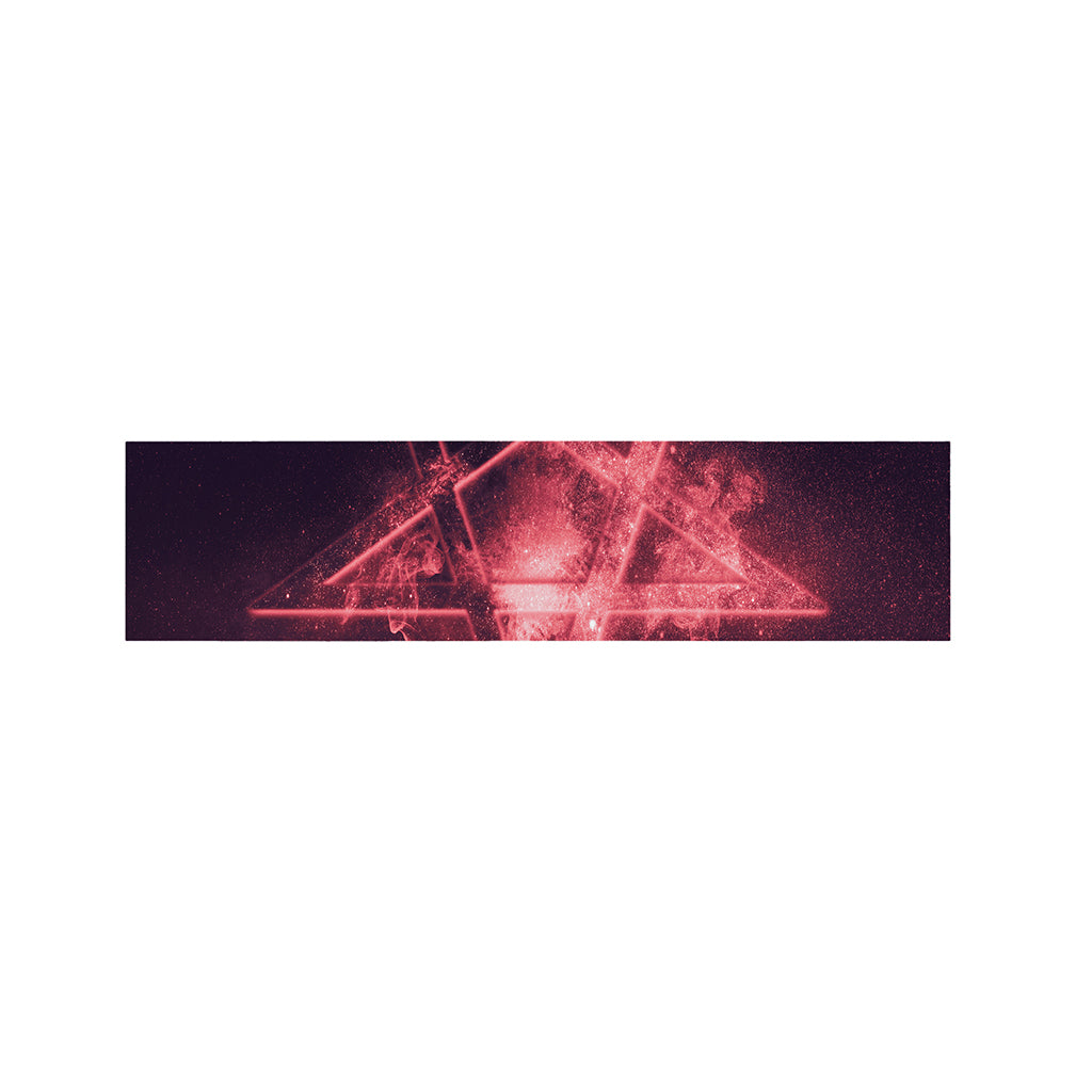 Fiery Reversed Pentagram Print Bed Runner