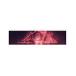 Fiery Reversed Pentagram Print Bed Runner