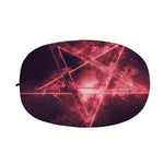 Fiery Reversed Pentagram Print Car Side Mirror Covers