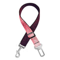 Fiery Reversed Pentagram Print Dog Seat Belt