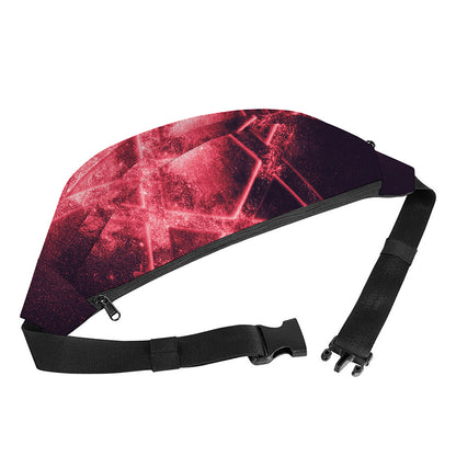 Fiery Reversed Pentagram Print Fanny Pack