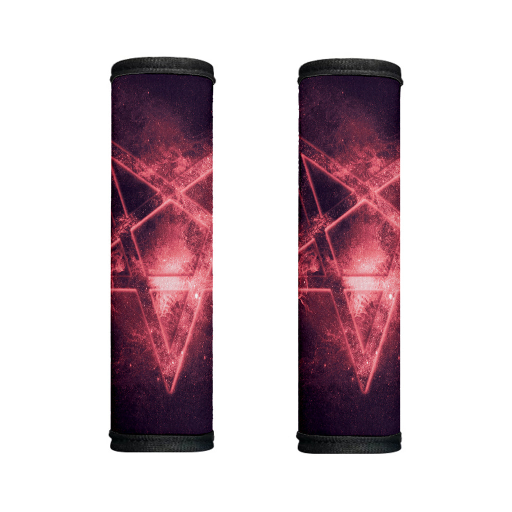 Fiery Reversed Pentagram Print Handle Covers