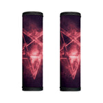 Fiery Reversed Pentagram Print Handle Covers