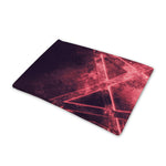 Fiery Reversed Pentagram Print Pet Cooling Mat Cover