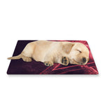 Fiery Reversed Pentagram Print Pet Cooling Mat Cover