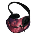 Fiery Reversed Pentagram Print Pet Sling Carrier
