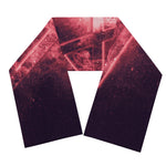 Fiery Reversed Pentagram Print Scarf