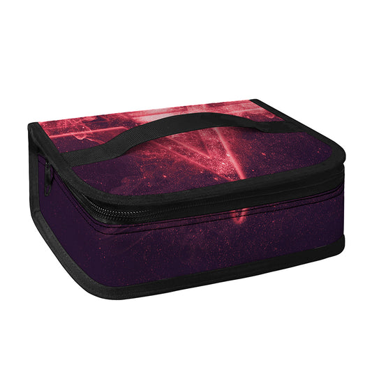 Fiery Reversed Pentagram Print Small Lunch Bag