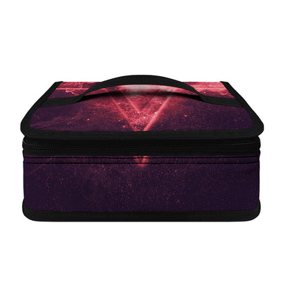Fiery Reversed Pentagram Print Small Lunch Bag