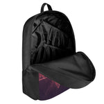 Fiery Star of David Print 17 Inch Backpack
