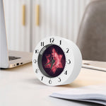 Fiery Star of David Print Alarm Clock