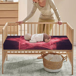 Fiery Star of David Print Baby Crib Sheet