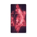 Fiery Star of David Print Baby Crib Sheet