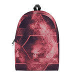 Fiery Star of David Print Backpack