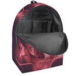 Fiery Star of David Print Backpack