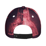 Fiery Star of David Print Baseball Cap