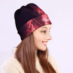 Fiery Star of David Print Beanie