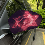 Fiery Star of David Print Car Side Mirror Covers