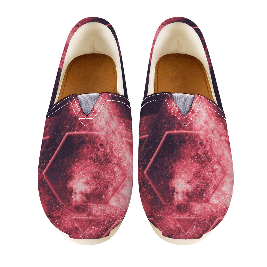 Fiery Star of David Print Casual Shoes