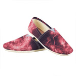 Fiery Star of David Print Casual Shoes