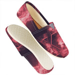 Fiery Star of David Print Casual Shoes