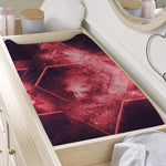 Fiery Star of David Print Changing Pad Cover