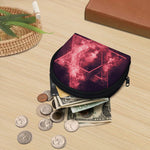 Fiery Star of David Print Coin Purse