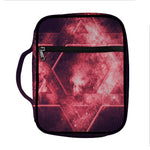 Fiery Star of David Print Front Pocket Bible Bag