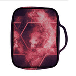 Fiery Star of David Print Front Pocket Bible Bag