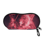 Fiery Star of David Print Glasses Case