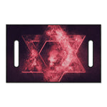 Fiery Star of David Print Golf Cart Seat Cover