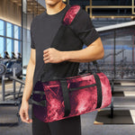 Fiery Star of David Print Gym Bag